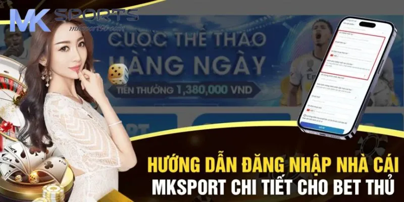 Người chơi cần thực hiện các bước tuần tự để đăng nhập tài khoản